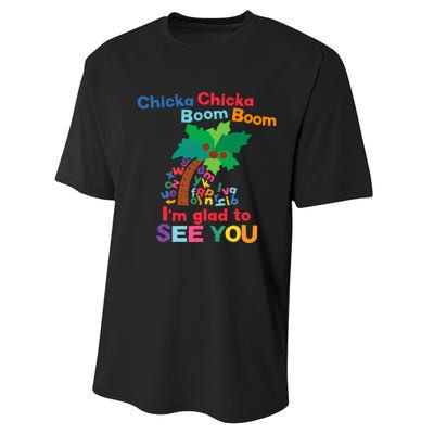 Chicka Boom IM Glad To See You Performance Sprint T-Shirt