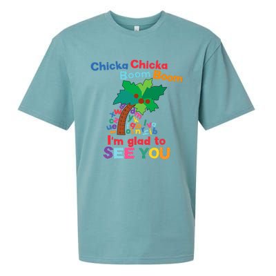 Chicka Boom IM Glad To See You Sueded Cloud Jersey T-Shirt