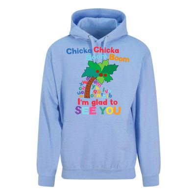 Chicka Boom IM Glad To See You Unisex Surf Hoodie