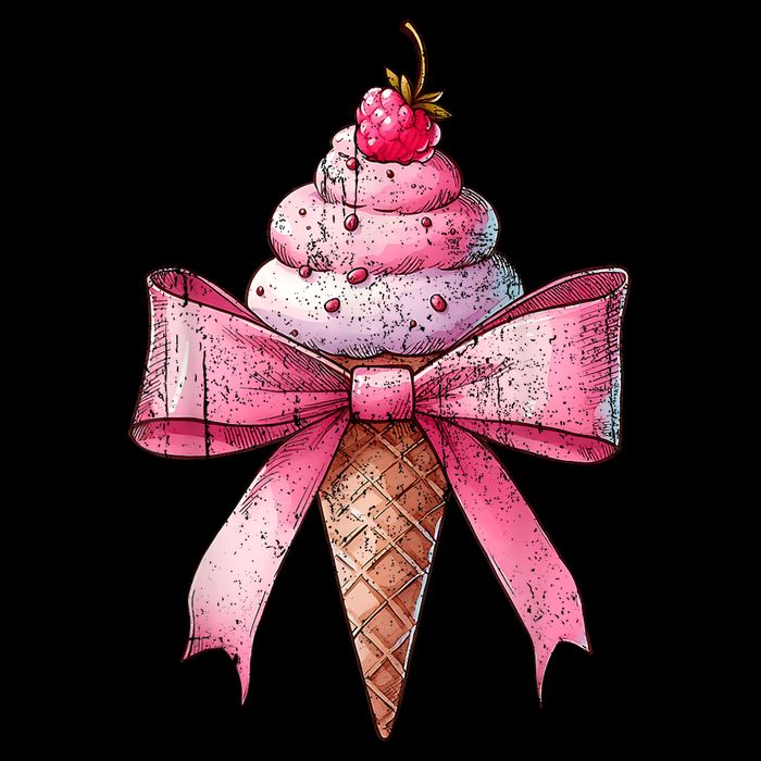 Coquette Bow Ice Cream Cone Ribbon Mom Mothers Day Girl Retro Mug
