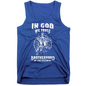 Christian Biker In God We Trust Gift Tank Top