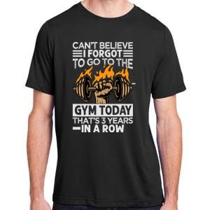 Can't Believe I Forgot To Go To The Gym Today Funny Premium Adult ChromaSoft Performance T-Shirt