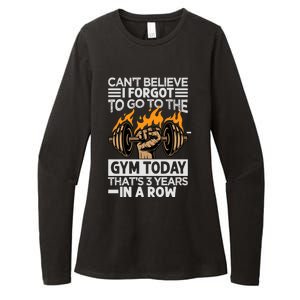 Can't Believe I Forgot To Go To The Gym Today Funny Premium Womens CVC Long Sleeve Shirt