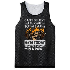 Can't Believe I Forgot To Go To The Gym Today Funny Premium Mesh Reversible Basketball Jersey Tank