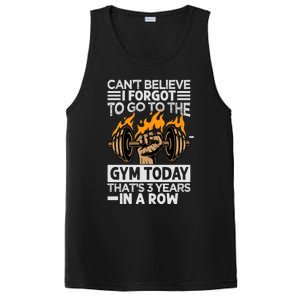 Can't Believe I Forgot To Go To The Gym Today Funny Premium PosiCharge Competitor Tank