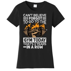 Can't Believe I Forgot To Go To The Gym Today Funny Premium Women's T-Shirt