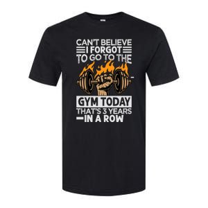 Can't Believe I Forgot To Go To The Gym Today Funny Premium Softstyle CVC T-Shirt