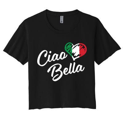 Ciao Bella Italian Women's Crop Top Tee