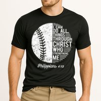 Christian Baseball I Can Do All Things Philippians 4 13 Funny Gift Cooling Performance Crew T-Shirt