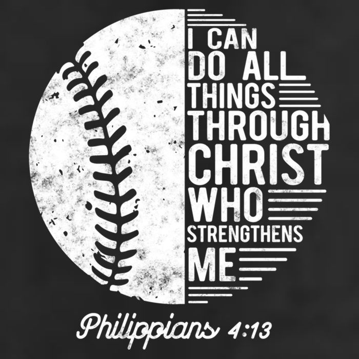 Christian Baseball I Can Do All Things Philippians 4 13 Funny Gift Adult Drive Performance Visor
