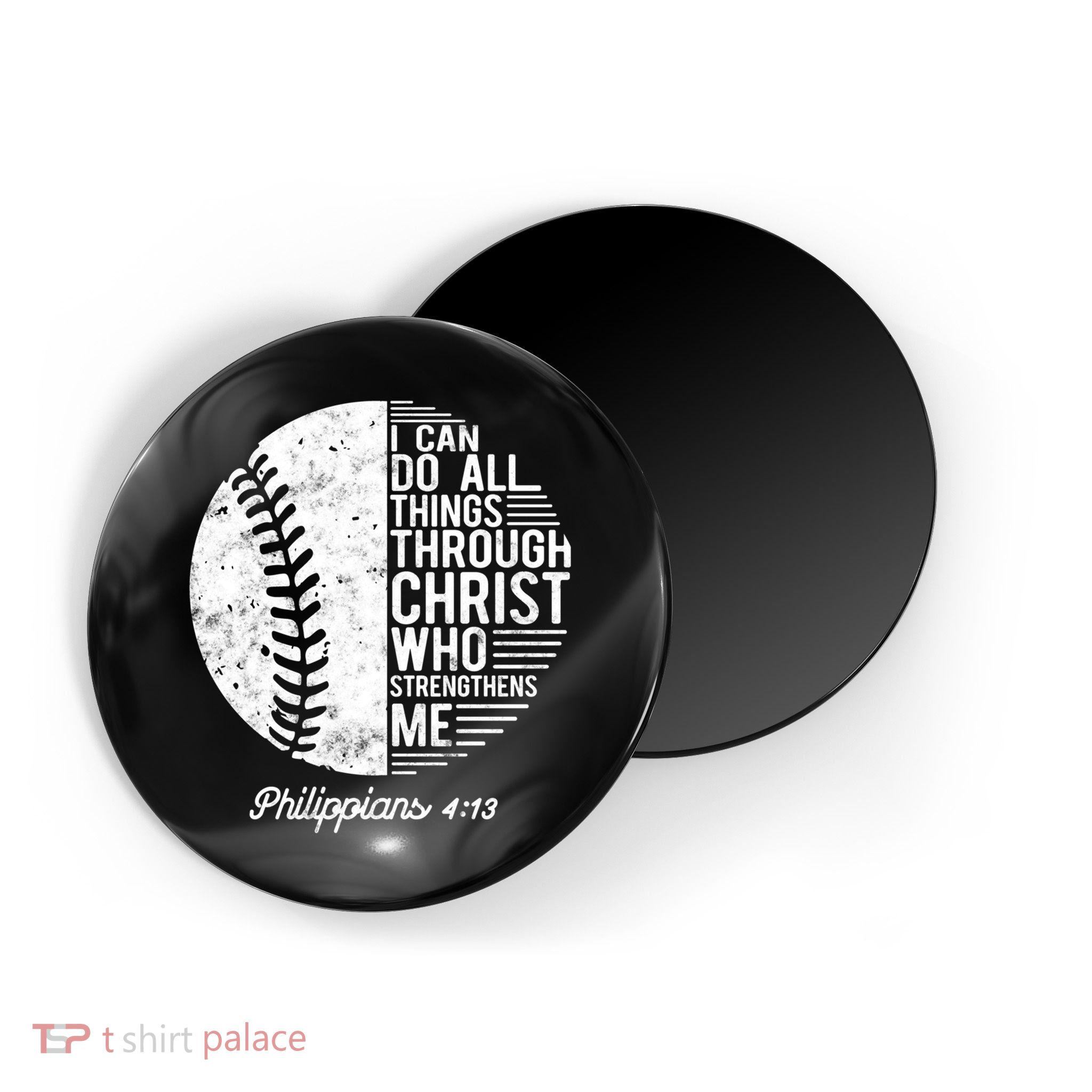 Christian Baseball I Can Do All Things Philippians 4 13 Funny Gift Magnet