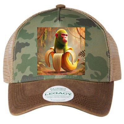 Chimpanzini Bananini - Italian Brainrot Meme Legacy Tie Dye Trucker Hat