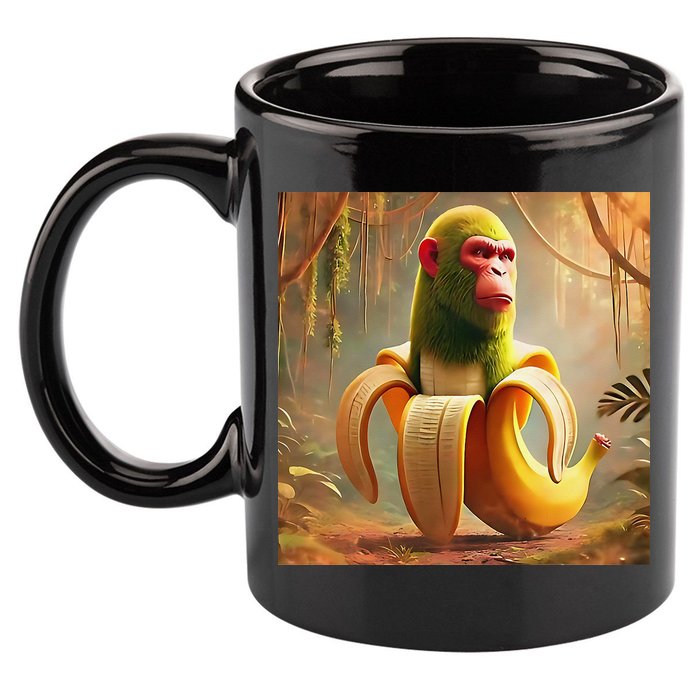 Chimpanzini Bananini - Italian Brainrot Meme 11oz C Handle Ceramic Mug