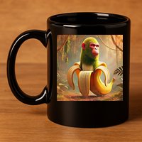 Chimpanzini Bananini - Italian Brainrot Meme 11oz C Handle Ceramic Mug