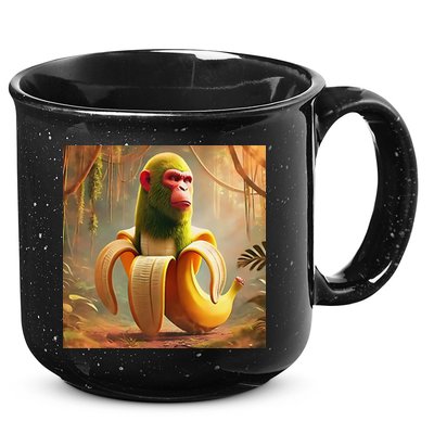Chimpanzini Bananini - Italian Brainrot Meme 15oz Campfire Ceramic Mug