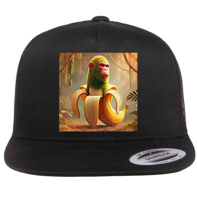 Chimpanzini Bananini - Italian Brainrot Meme Flatbill Hat