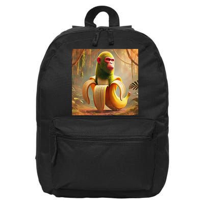 Chimpanzini Bananini - Italian Brainrot Meme 16 in Basic Backpack