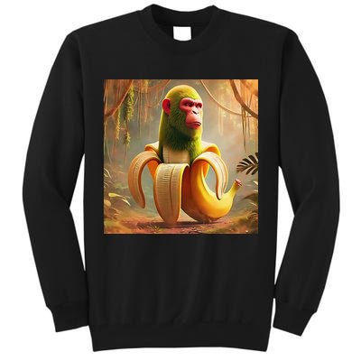 Chimpanzini Bananini - Italian Brainrot Meme Tall Sweatshirt