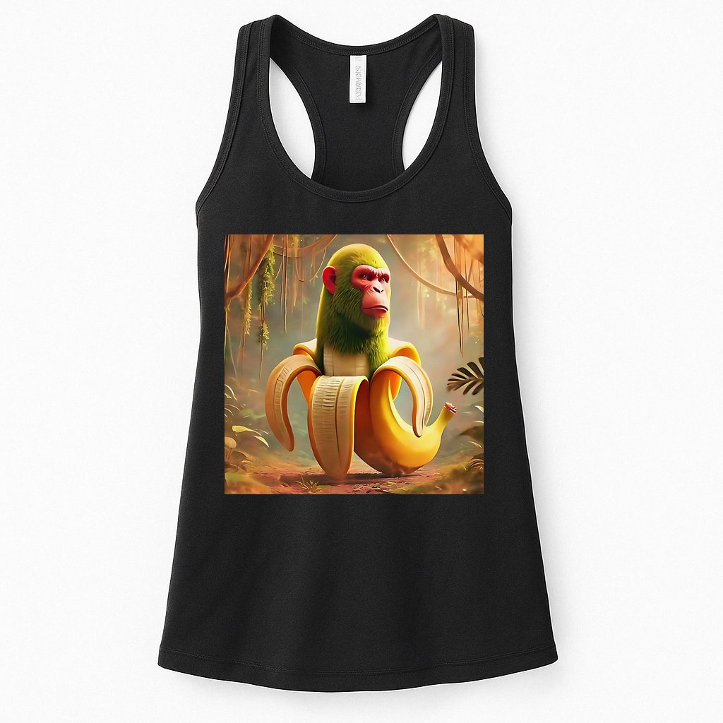Chimpanzini Bananini - Italian Brainrot Meme Womens Tank Top