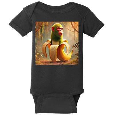 Chimpanzini Bananini - Italian Brainrot Meme Baby Bodysuit