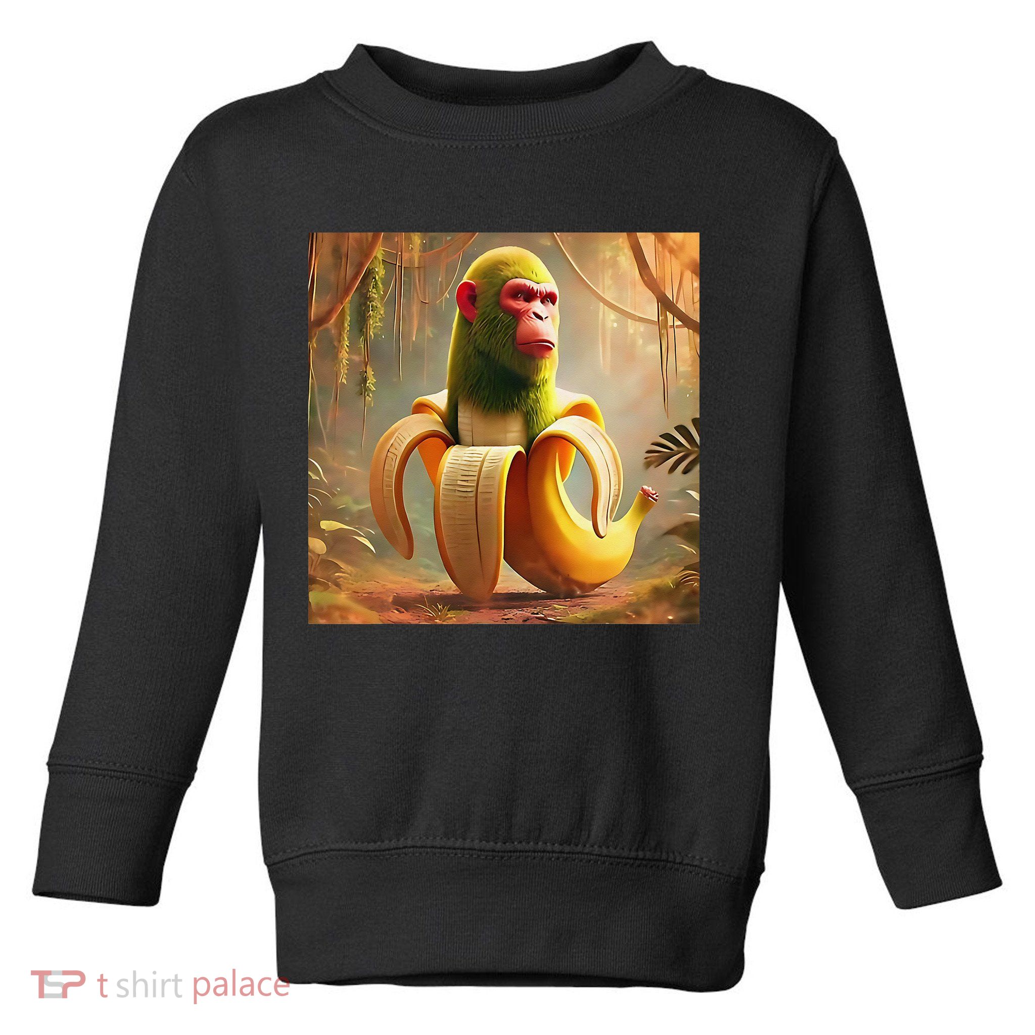 Chimpanzini Bananini - Italian Brainrot Meme Toddler Sweatshirt
