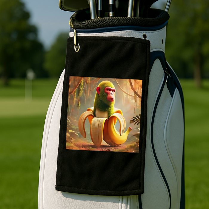 Chimpanzini Bananini - Italian Brainrot Meme Golf Towel