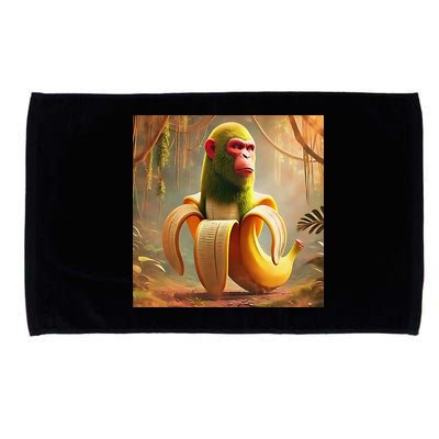 Chimpanzini Bananini - Italian Brainrot Meme Microfiber Hand Towel