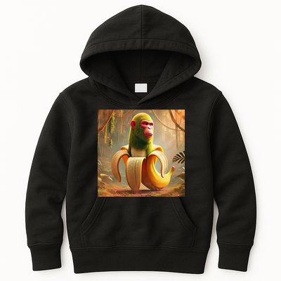 Chimpanzini Bananini - Italian Brainrot Meme Kids Hoodie