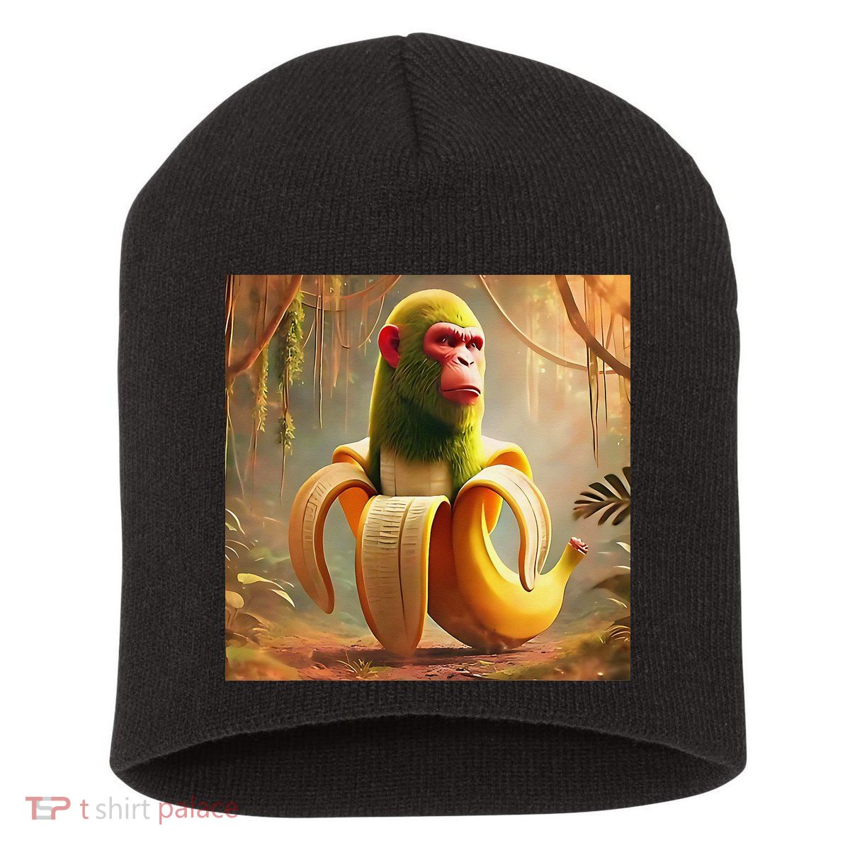 Chimpanzini Bananini - Italian Brainrot Meme Short Acrylic Beanie
