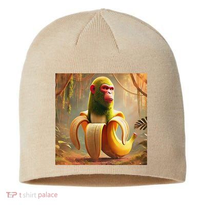 Chimpanzini Bananini - Italian Brainrot Meme Sustainable Beanie
