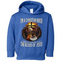 Christian Biker Im That Motorcycle Riding Jesus Freak Faith Gift Toddler Hoodie