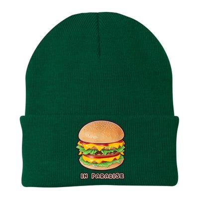 Cheese Burger In Paradise Knit Cap Winter Beanie