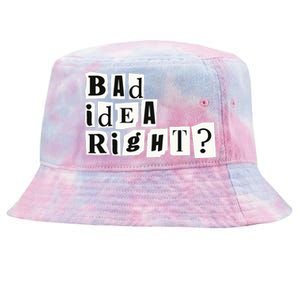 Cute Bad Idea Right Tie-Dyed Bucket Hat