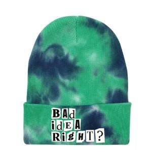 Cute Bad Idea Right Tie Dye 12in Knit Beanie