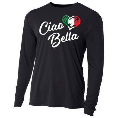 Ciao Bella Italian Hello Beautiful Gift Cooling Performance Long Sleeve Crew