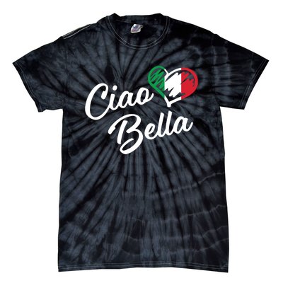 Ciao Bella Italian Hello Beautiful Gift Tie-Dye T-Shirt