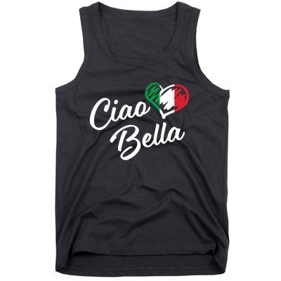 Ciao Bella Italian Hello Beautiful Gift Tank Top