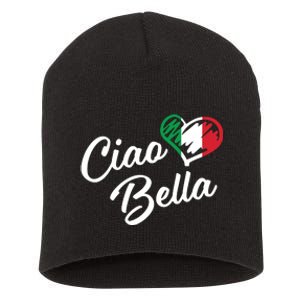 Ciao Bella Italian Hello Beautiful Gift Short Acrylic Beanie