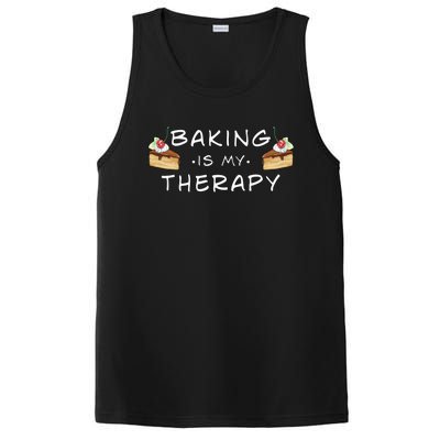 Cute Baking Is My Therapy Great Gift PosiCharge Competitor Tank