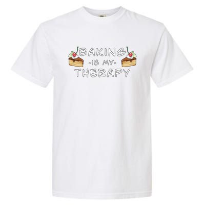 Cute Baking Is My Therapy Great Gift Garment-Dyed Heavyweight T-Shirt