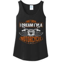 Classic Biker I Dont Snore I Dream Im A Motorcycle Ladies Essential Tank