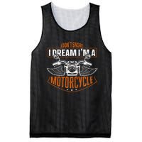 Classic Biker I Dont Snore I Dream Im A Motorcycle Mesh Reversible Basketball Jersey Tank