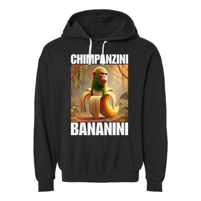 Chimpanzini Bananini - Italian Brainrot Meme Gift Garment-Dyed Fleece Hoodie