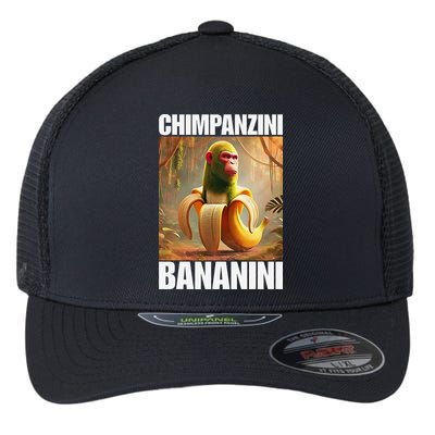 Chimpanzini Bananini - Italian Brainrot Meme Gift Flexfit Unipanel Trucker Cap