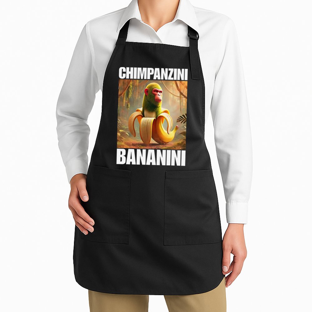 Chimpanzini Bananini - Italian Brainrot Meme Gift Apron