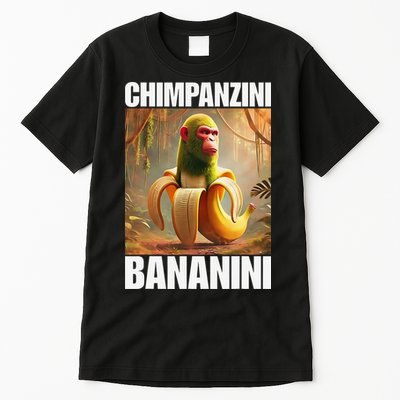 Chimpanzini Bananini - Italian Brainrot Meme Gift Tall T-Shirt