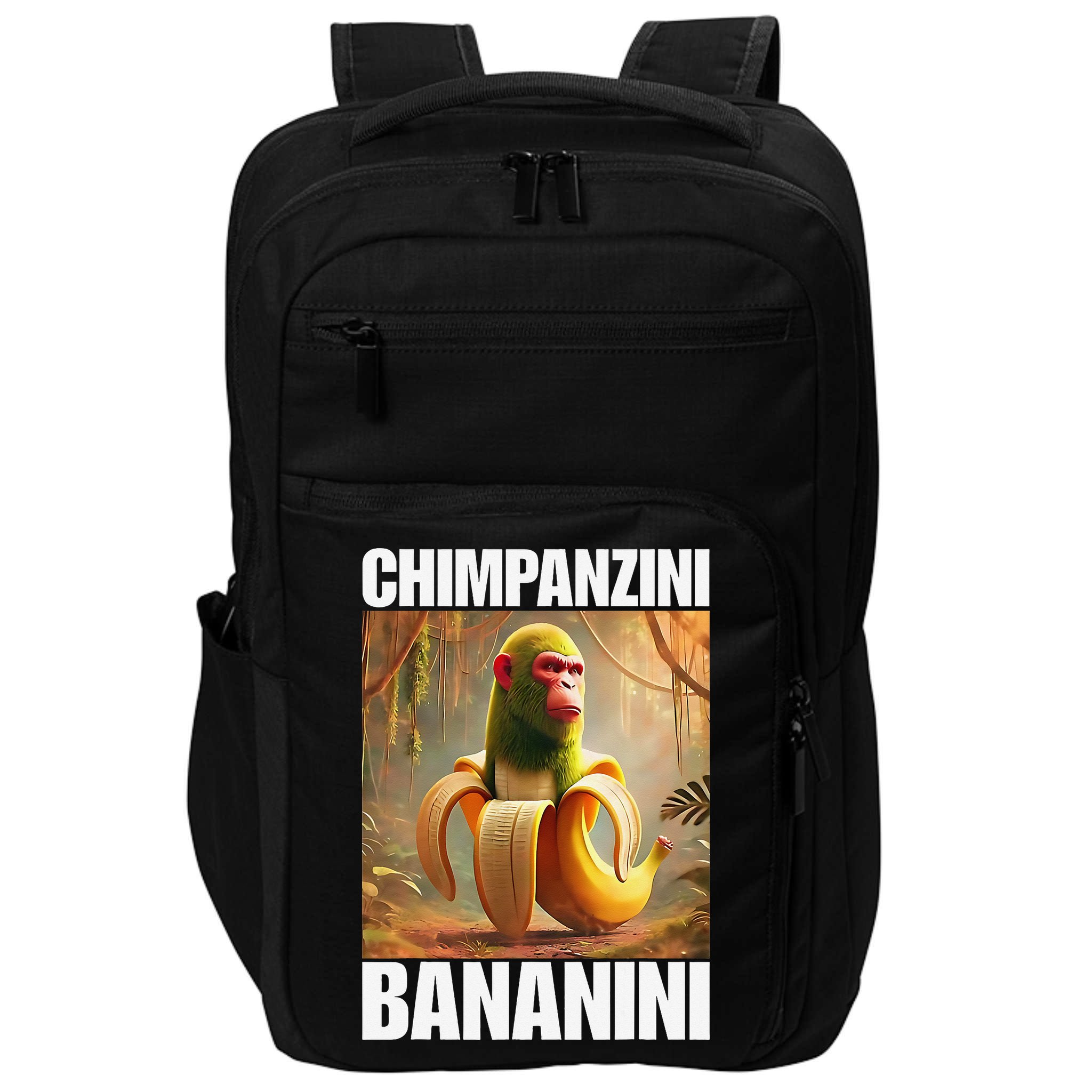Chimpanzini Bananini - Italian Brainrot Meme Gift Impact Tech Backpack