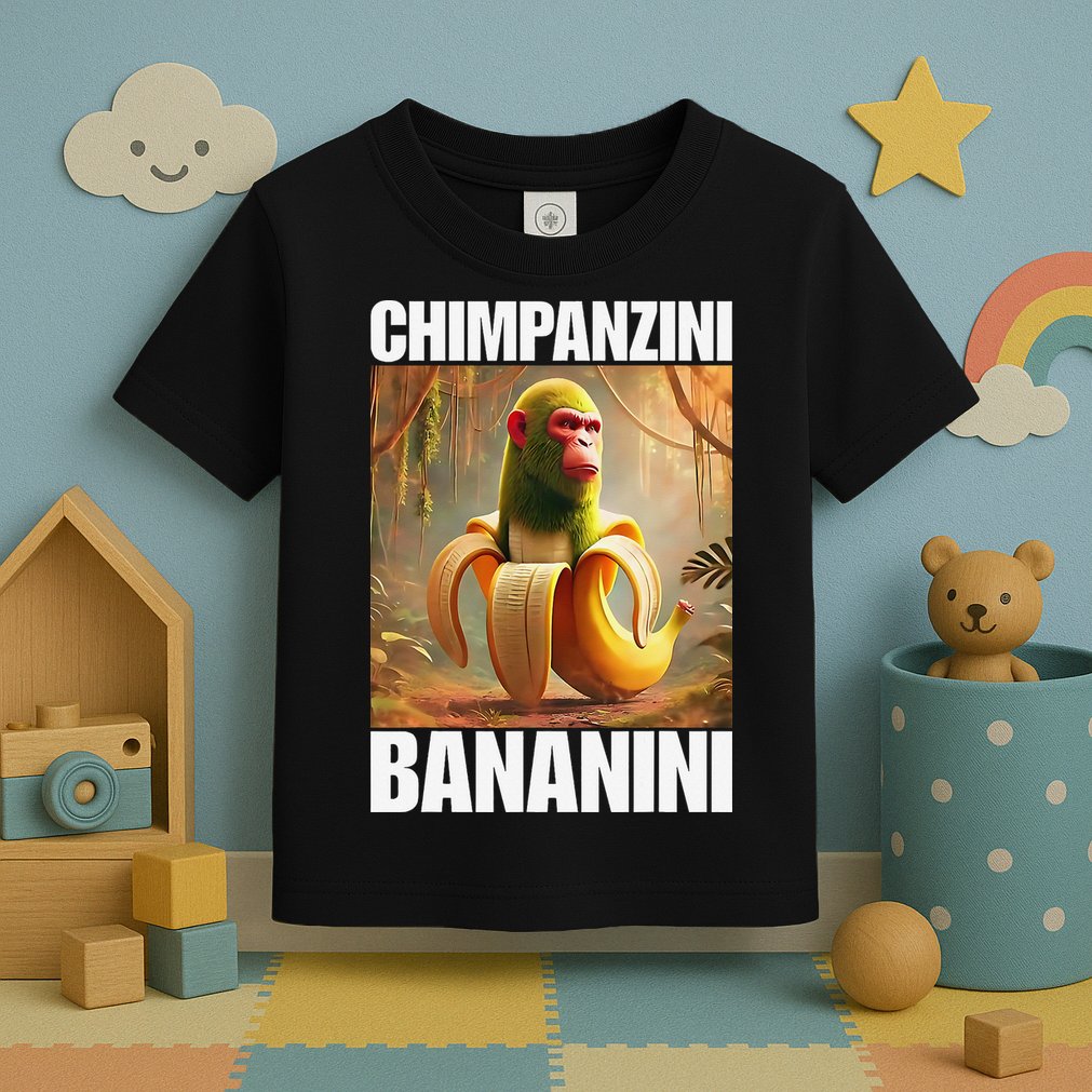 Chimpanzini Bananini - Italian Brainrot Meme Gift Toddler T-Shirt