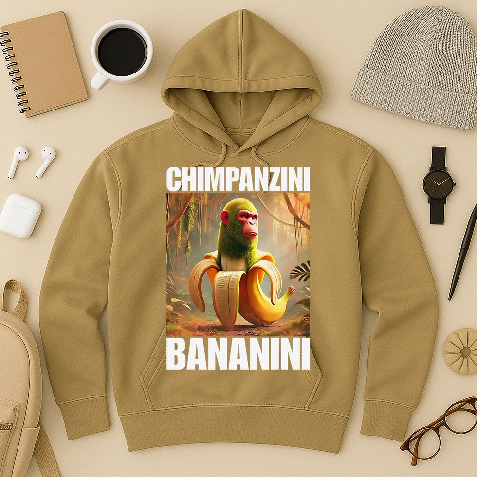 Chimpanzini Bananini - Italian Brainrot Meme Gift Hoodie