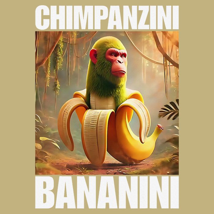 Chimpanzini Bananini - Italian Brainrot Meme Gift Hoodie